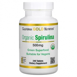 CGN Organic Spirulina 500 mg 240 табл