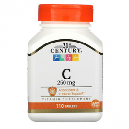 21st Century Витамин С 250 мг 110 таб